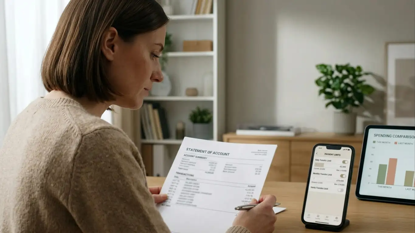 Australian banking app showing OSKO PayID daily payment limits settings screen