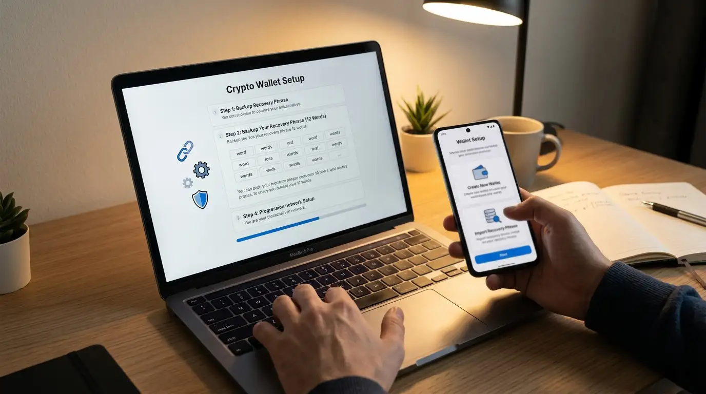 Non-custodial crypto wallet setup for anonymous casino deposits