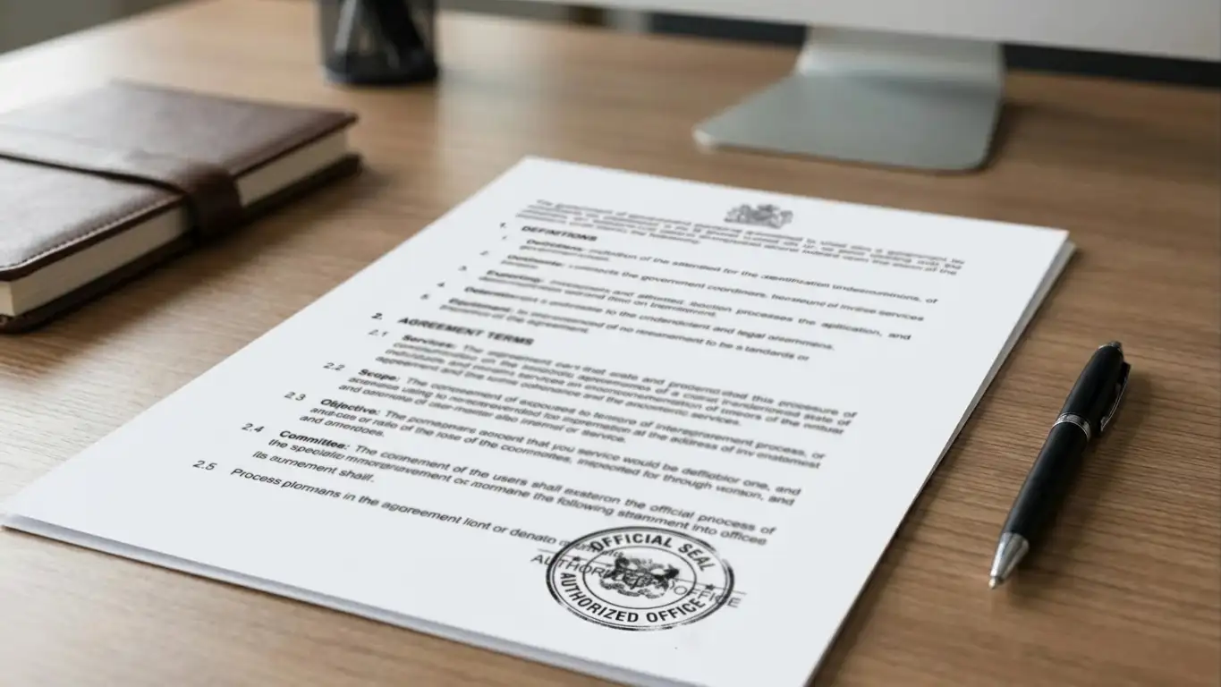 Legal document showing Interactive Gambling Act prohibition text