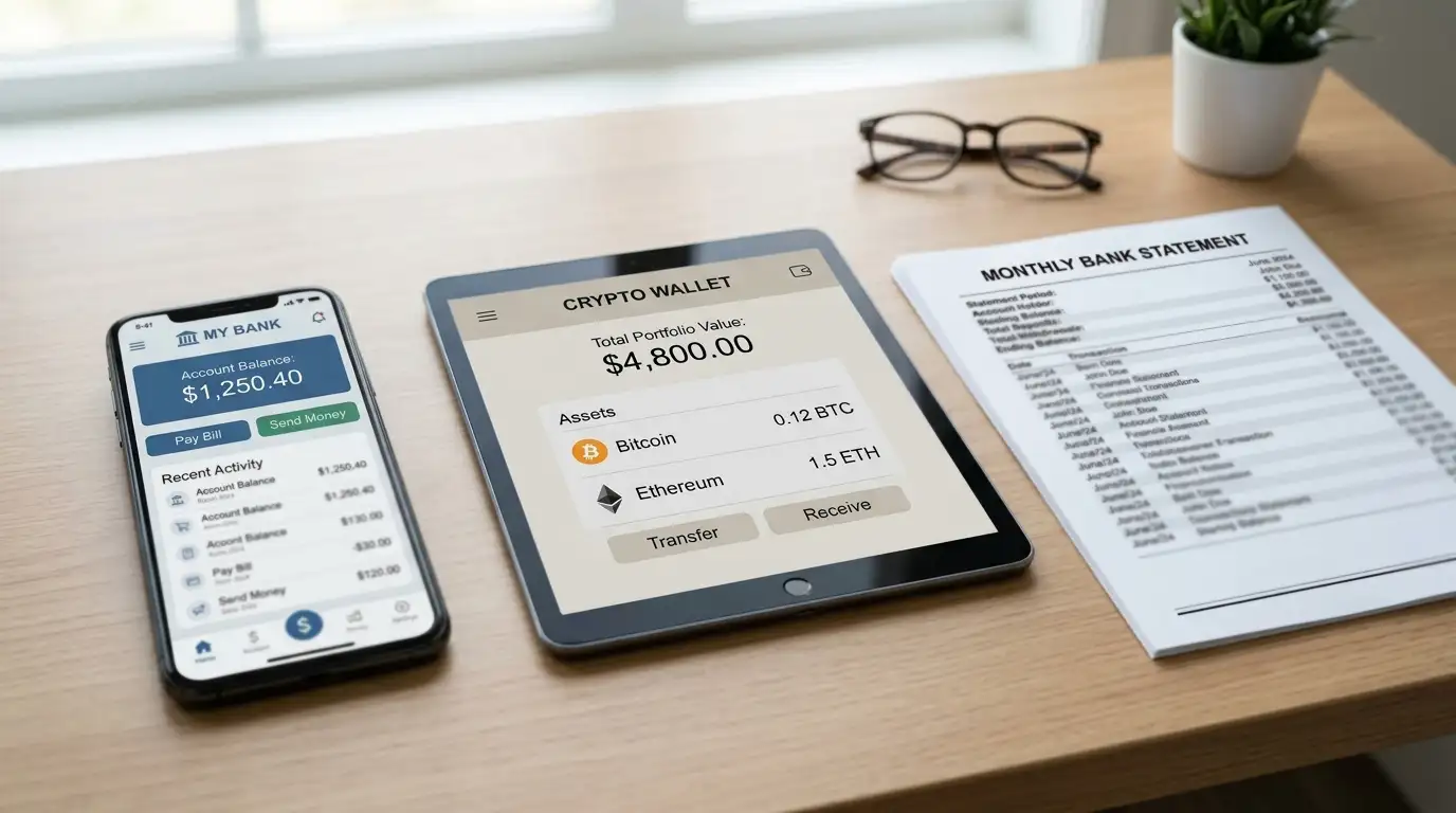 Side-by-side comparison of PayID, crypto, and bank transfer withdrawal methods