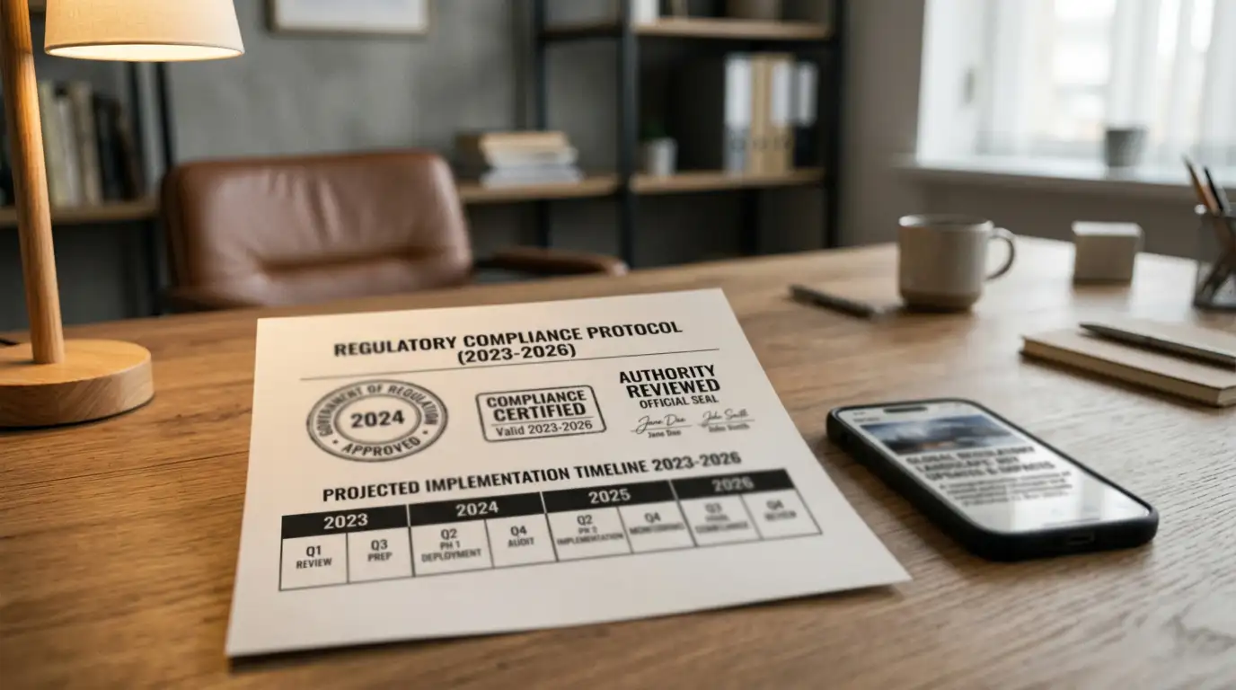 Timeline showing Australian gambling regulation changes affecting PayPal availability 2023-2026